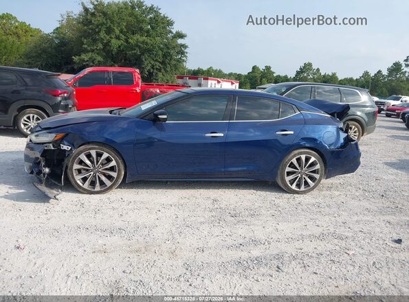 1N4AA6FV8LC376381 2020 NISSAN MAXIMA Синий Панорамный вид салона 360°