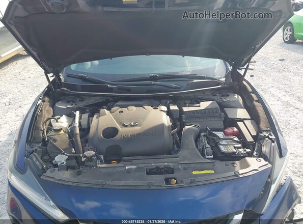 1N4AA6FV8LC376381 2020 NISSAN MAXIMA Синий Вид сзади