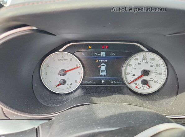 1N4AA6FV9MC504564 2021 NISSAN MAXIMA Charcoal Вид щитка приладів