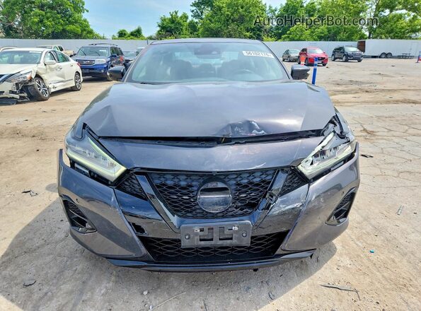 1N4AA6FV9MC504564 2021 NISSAN MAXIMA Charcoal Вид спереду