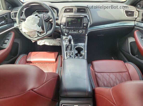 1N4AA6FV9MC504564 2021 NISSAN MAXIMA Charcoal Вид панелі приладів