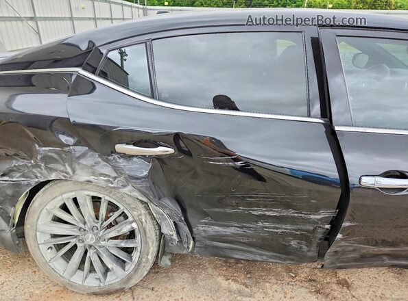 1N4AA6FVXLC370176 2020 NISSAN MAXIMA Black Вид задніх сидінь