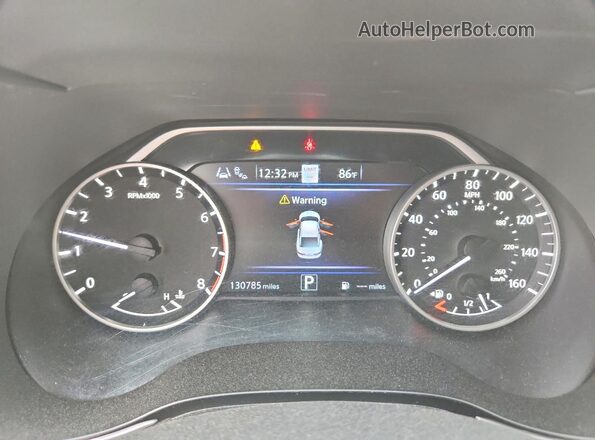 1N4AA6FVXLC370176 2020 NISSAN MAXIMA Black Вид щитка приладів
