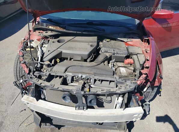 1N4AL3AP0GC184587 2016 NISSAN ALTIMA Красный Вид задней части салона