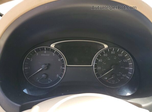 1N4AL3AP0GC190972 2016 NISSAN ALTIMA White ხელსაწყოთა პანელის ხედი