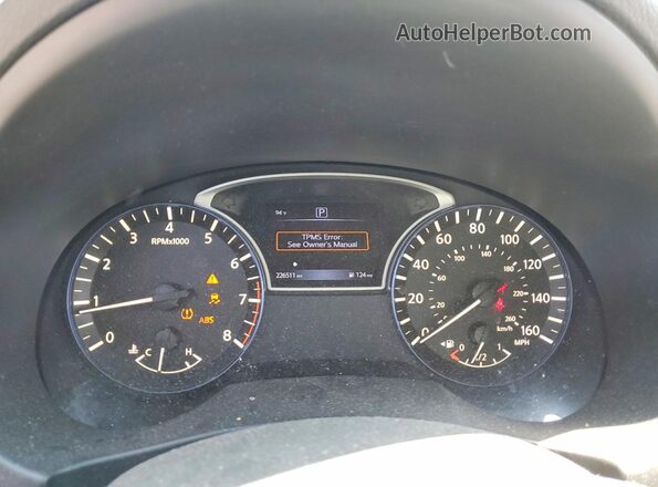 1N4AL3AP0GC212713 2016 NISSAN ALTIMA White Instrument cluster view