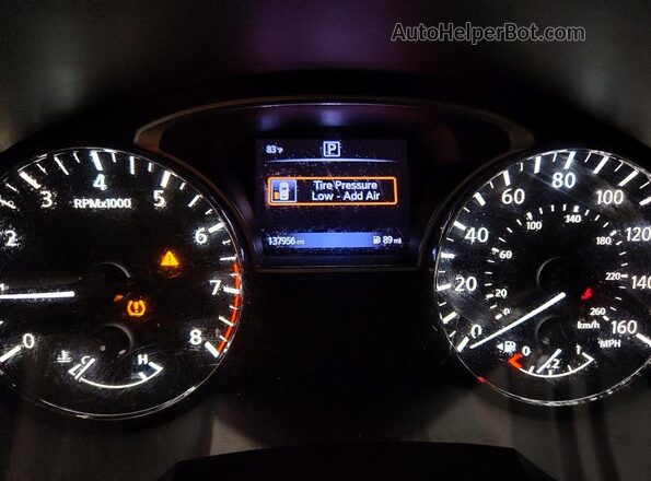 1N4AL3AP0GC238986 2016 NISSAN ALTIMA Silver Вид щитка приладів