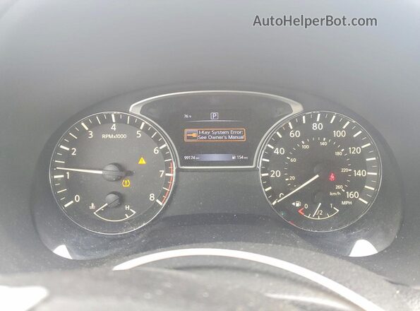 1N4AL3AP0GC265802 2016 NISSAN ALTIMA Black ხელსაწყოთა პანელის ხედი