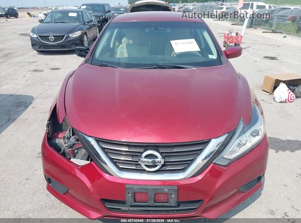 1N4AL3AP0GN326974 2016 NISSAN ALTIMA Red Вид щитка приладів