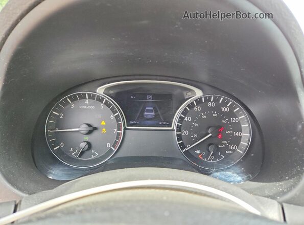1N4AL3AP0HC118610 2017 NISSAN ALTIMA Silver ხელსაწყოთა პანელის ხედი