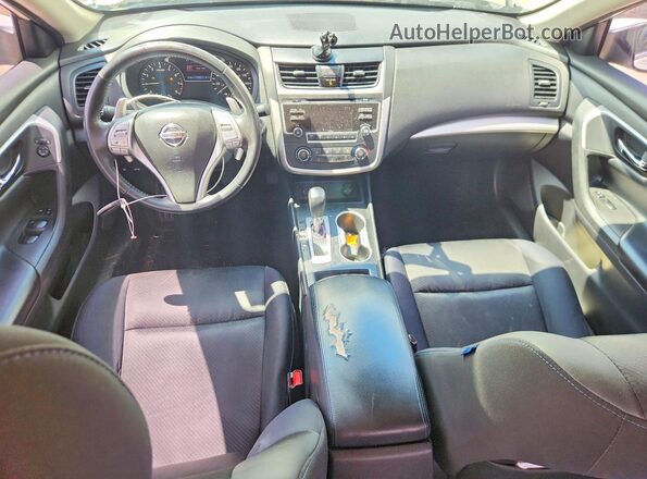 1N4AL3AP0HC156614 2017 NISSAN ALTIMA Белый Вид панели приборов