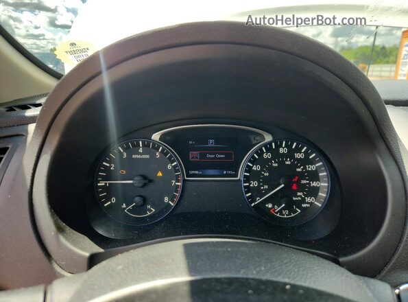 1N4AL3AP0HC156614 2017 NISSAN ALTIMA Белый Вид щитка приборов