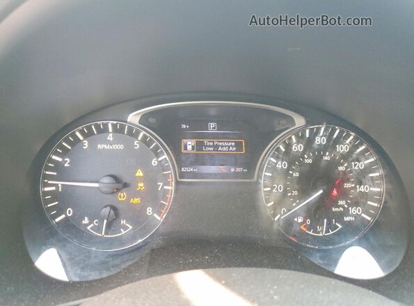 1N4AL3AP0HC162199 2017 NISSAN ALTIMA Silver Սարքավորումների վահանակի տեսք