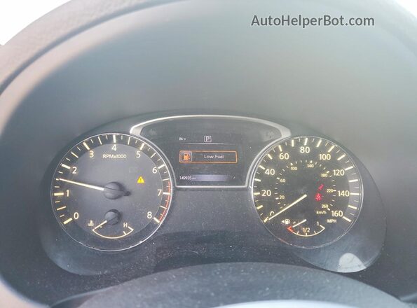 1N4AL3AP0HC193999 2017 NISSAN ALTIMA Silver Instrument cluster view