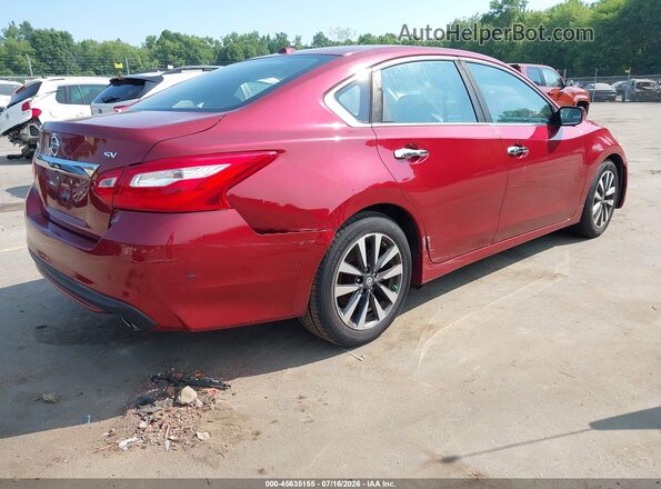 1N4AL3AP0HC199477 2017 NISSAN ALTIMA Красный Задняя правая четверть
