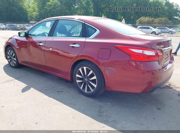 1N4AL3AP0HC199477 2017 NISSAN ALTIMA Красный Задняя левая четверть