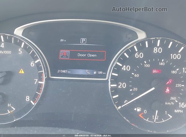 1N4AL3AP0HC199477 2017 NISSAN ALTIMA Красный Вид задних сидений