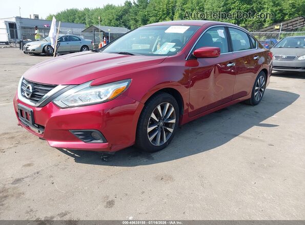 1N4AL3AP0HC199477 2017 NISSAN ALTIMA Красный Передняя левая четверть
