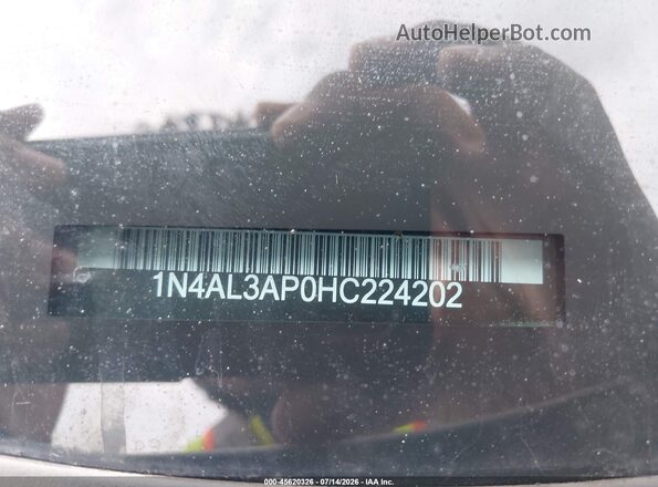 1N4AL3AP0HC224202 2017 NISSAN ALTIMA Белый Вид подкапотного пространства