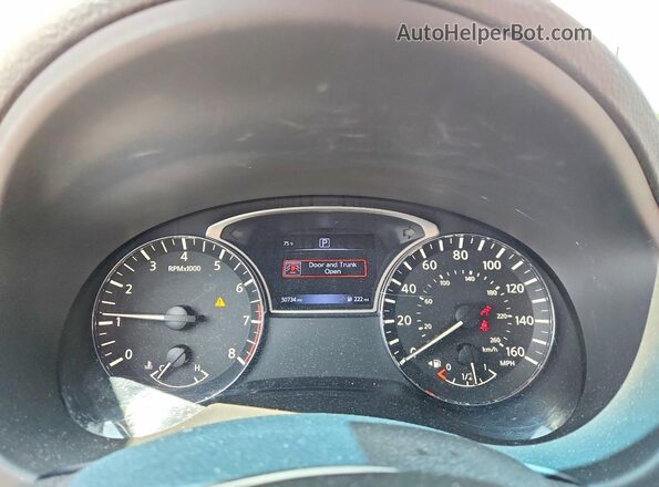 1N4AL3AP0HC278230 2017 NISSAN ALTIMA White Vista del cuadro de instrumentos