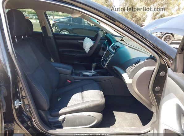 1N4AL3AP0HN306158 2017 NISSAN ALTIMA Black Widok wnętrza z przodu