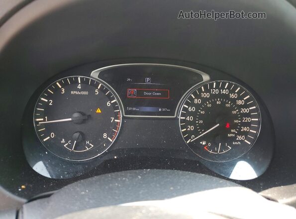 1N4AL3AP0HN343386 2017 NISSAN ALTIMA Белый Вид щитка приборов