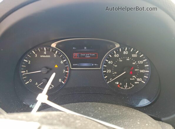 1N4AL3AP0HN347468 2017 NISSAN ALTIMA Белый Вид щитка приборов