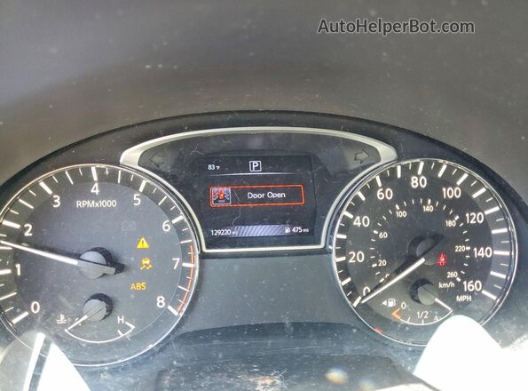 1N4AL3AP0HN350127 2017 NISSAN ALTIMA Gray Widok zestawu wskaźników