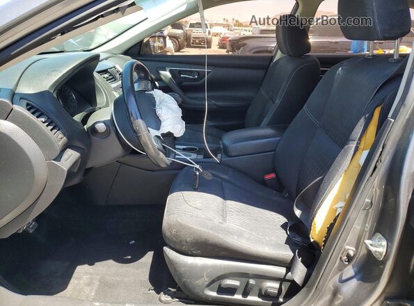 1N4AL3AP0JC105619 2018 NISSAN ALTIMA Gray წინა სალონის ხედი
