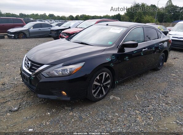 1N4AL3AP0JC139642 2018 NISSAN ALTIMA Black Przód lewy