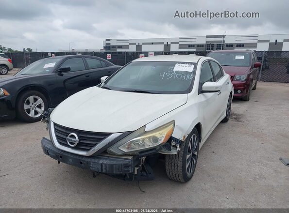 1N4AL3AP0JC161723 2018 NISSAN ALTIMA Белый Передняя левая четверть