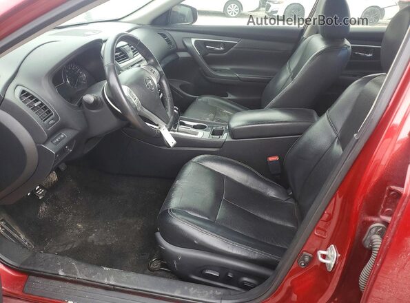 1N4AL3AP0JC187500 2018 NISSAN ALTIMA Red Widok wnętrza z przodu