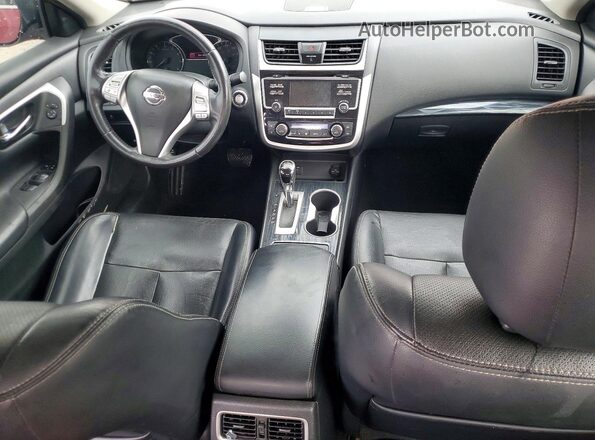 1N4AL3AP0JC187500 2018 NISSAN ALTIMA Red Widok deski rozdzielczej