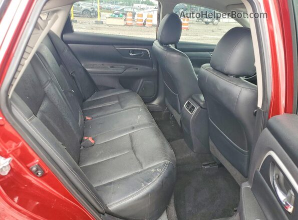 1N4AL3AP0JC187500 2018 NISSAN ALTIMA Red Widok tylnych siedzeń
