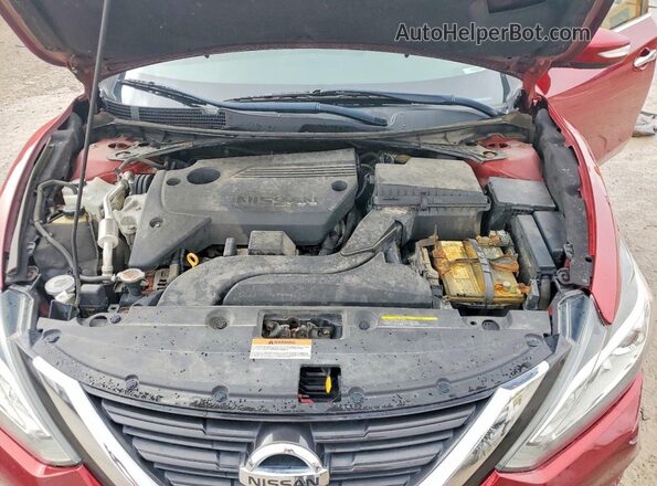1N4AL3AP0JC187500 2018 NISSAN ALTIMA Red Widok wnętrza z tyłu