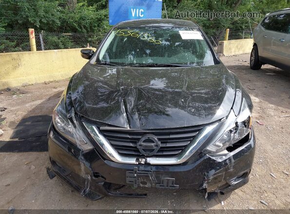 1N4AL3AP0JC272322 2018 NISSAN ALTIMA Black Widok zestawu wskaźników