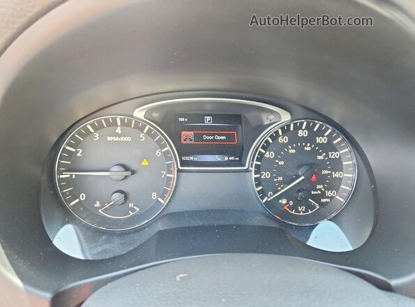 1N4AL3AP1GC130182 2016 NISSAN ALTIMA Gray Вид щитка приладів