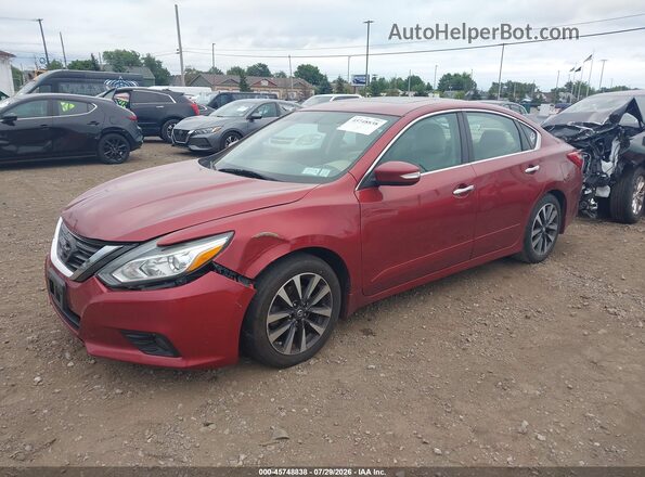 1N4AL3AP1GC135334 2016 NISSAN ALTIMA Red Առջևի ձախ երեք քառորդ տեսարան