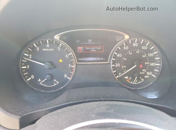 1N4AL3AP1GC149797 2016 NISSAN ALTIMA Blue Սարքավորումների վահանակի տեսք