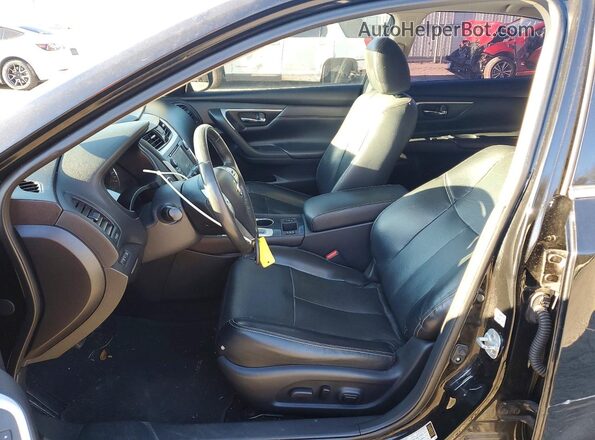1N4AL3AP1GC153686 2016 NISSAN ALTIMA Black Widok wnętrza z przodu