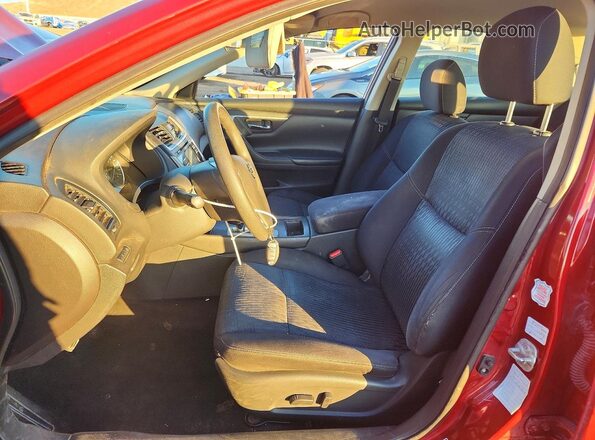 1N4AL3AP1GC155406 2016 NISSAN ALTIMA Red Widok wnętrza z przodu