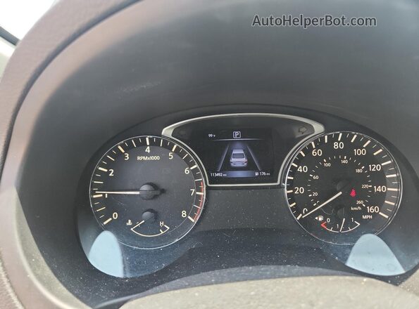 1N4AL3AP1GC231013 2016 NISSAN ALTIMA Gray Սարքավորումների վահանակի տեսք