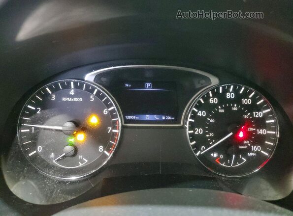 1N4AL3AP1GC246398 2016 NISSAN ALTIMA Black Widok zestawu wskaźników