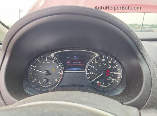1N4AL3AP1GC273021 2016 NISSAN ALTIMA Red Vista del cuadro de instrumentos