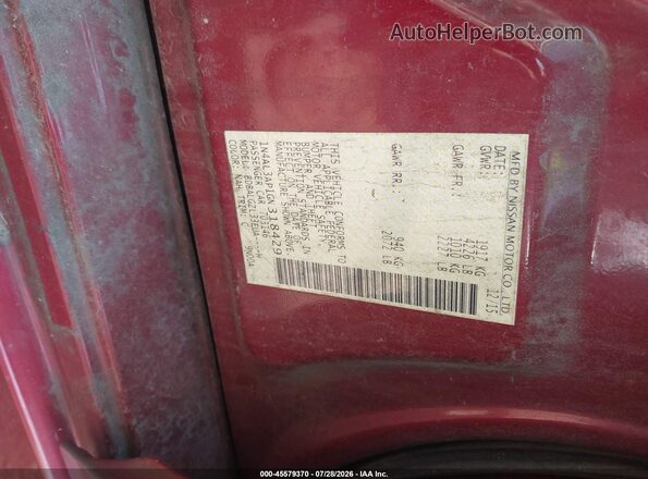1N4AL3AP1GN318429 2016 NISSAN ALTIMA Красный Вид подкапотного пространства