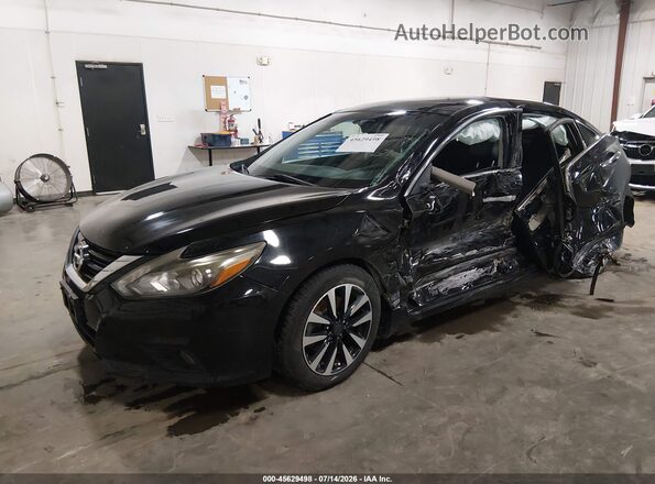 1N4AL3AP1HC117496 2017 NISSAN ALTIMA Black Առջևի ձախ երեք քառորդ տեսարան