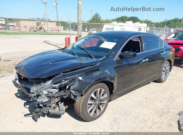 1N4AL3AP1HC218425 2017 NISSAN ALTIMA Black წინა მარცხენა ხედი სამი მეოთხედიდან