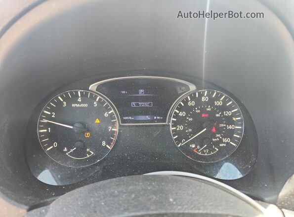 1N4AL3AP1HC259976 2017 NISSAN ALTIMA White Вид щитка приладів