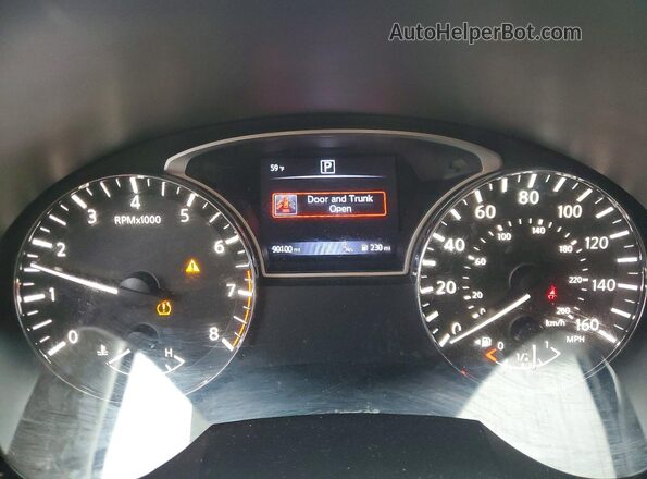1N4AL3AP1HC275241 2017 NISSAN ALTIMA Silver Widok zestawu wskaźników