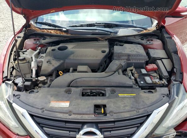 1N4AL3AP1HC482390 2017 NISSAN ALTIMA Бордовый Вид задней части салона